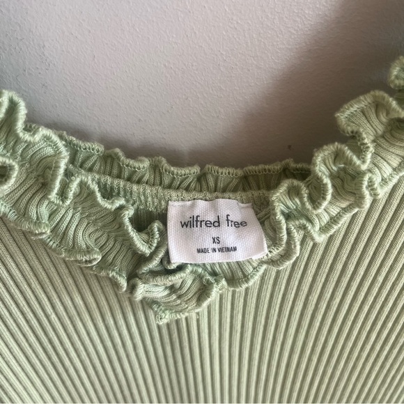 Aritzia Wilfred Free Halo Dress in Pistachio Pudding - Picture 9 of 15